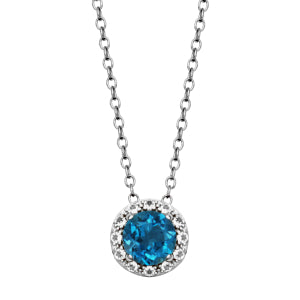 Blue Topaz Dazzle Necklace